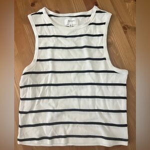 Weekend small Striped Black and White Women's Top
